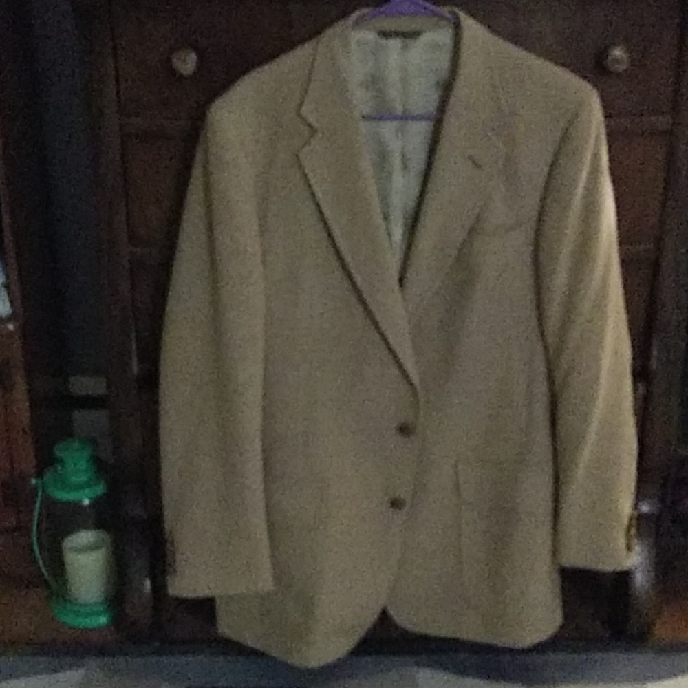 Jos A Banks men's 100%Camel hair jacket